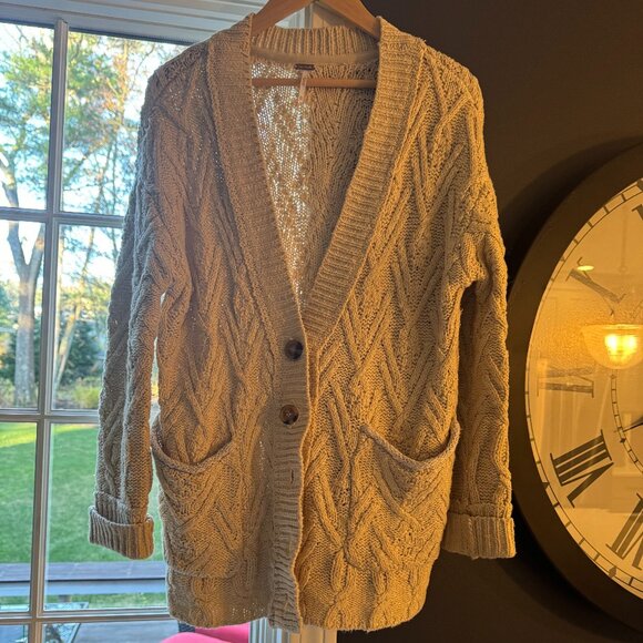 Free People Knit Cardigan, Size XS - Picture 1 of 3
